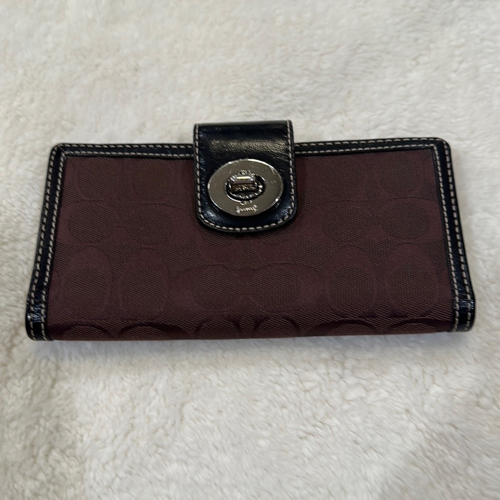 Brown Coach wallet